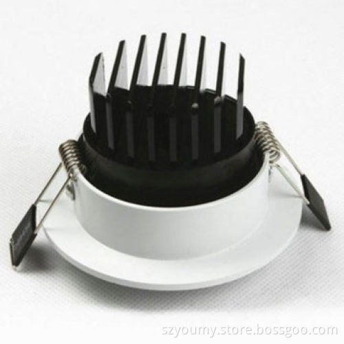 3/5/7/9W Anti-glare LED Recessed Downlight, 100-240V AC Input Voltage, Low Power Consumption